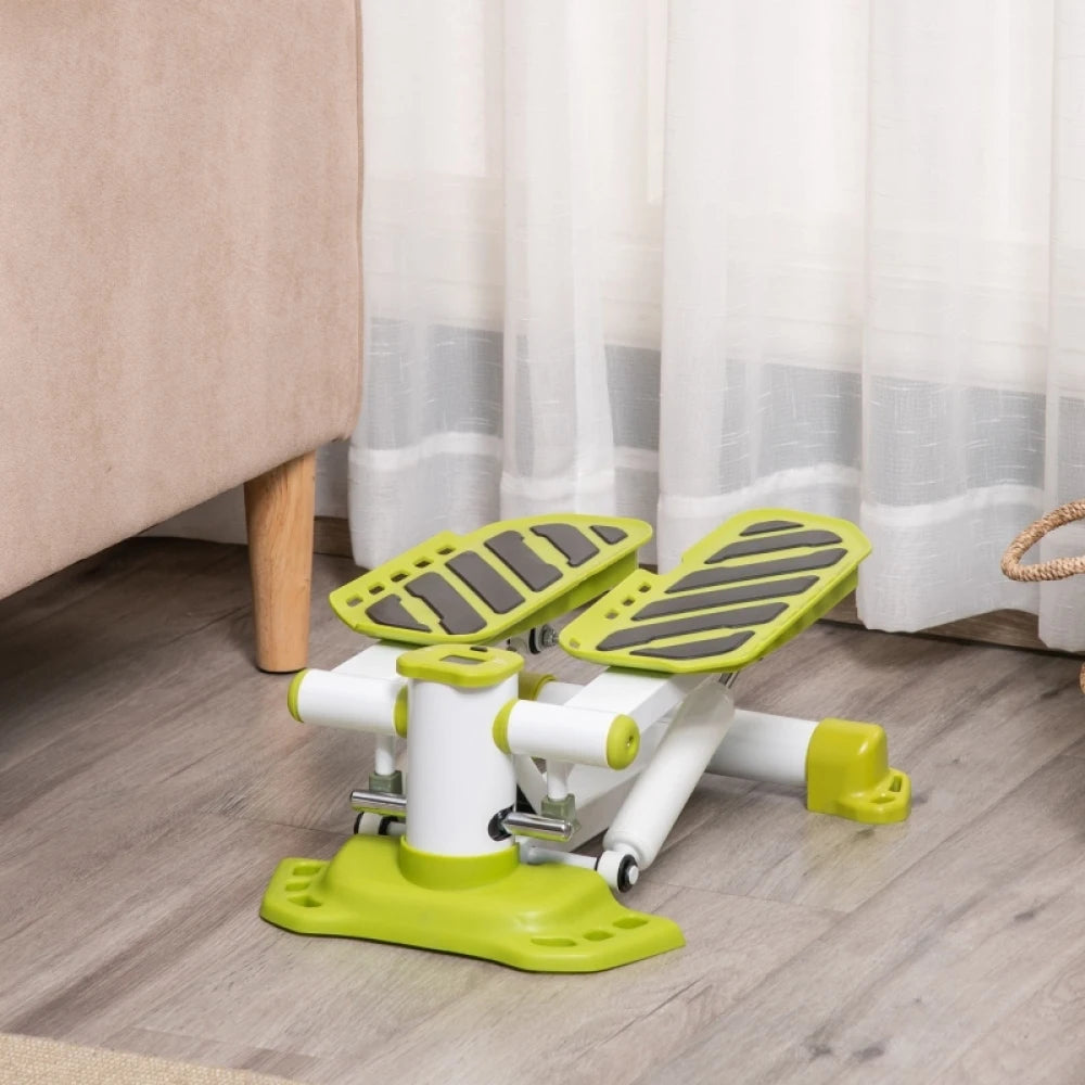 Portable Mini Stepper LCD Display Anti-Skid Pedals 100kg Capacity for Home Gym Office Yellow