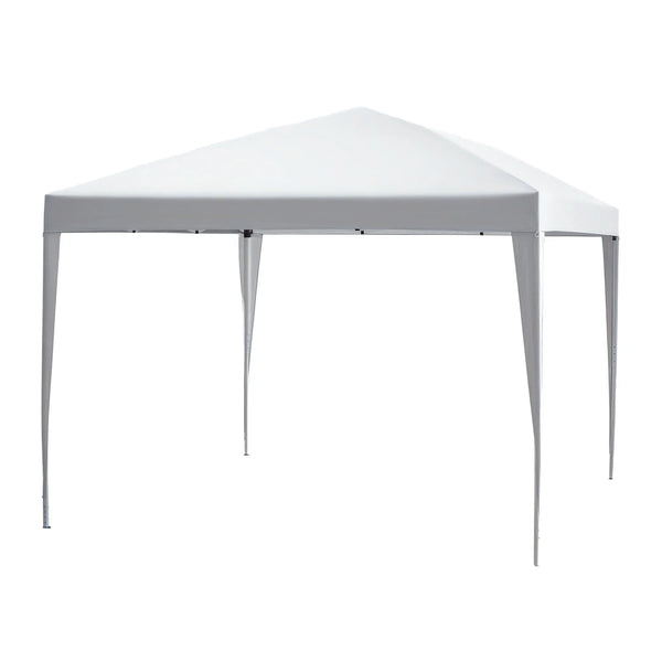 3 x 3m Pop-Up Gazebo with Carry Bag, Adjustable Height, White