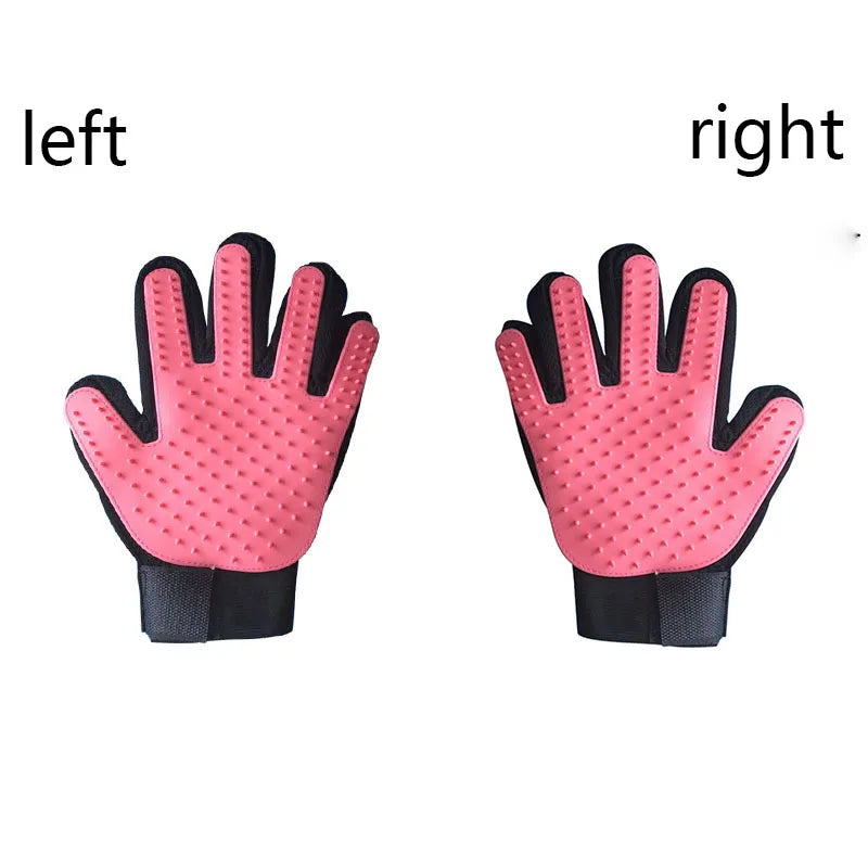 Pet Grooming Glove | Silicone Deshedding & Massage Brush for Dogs & Cats