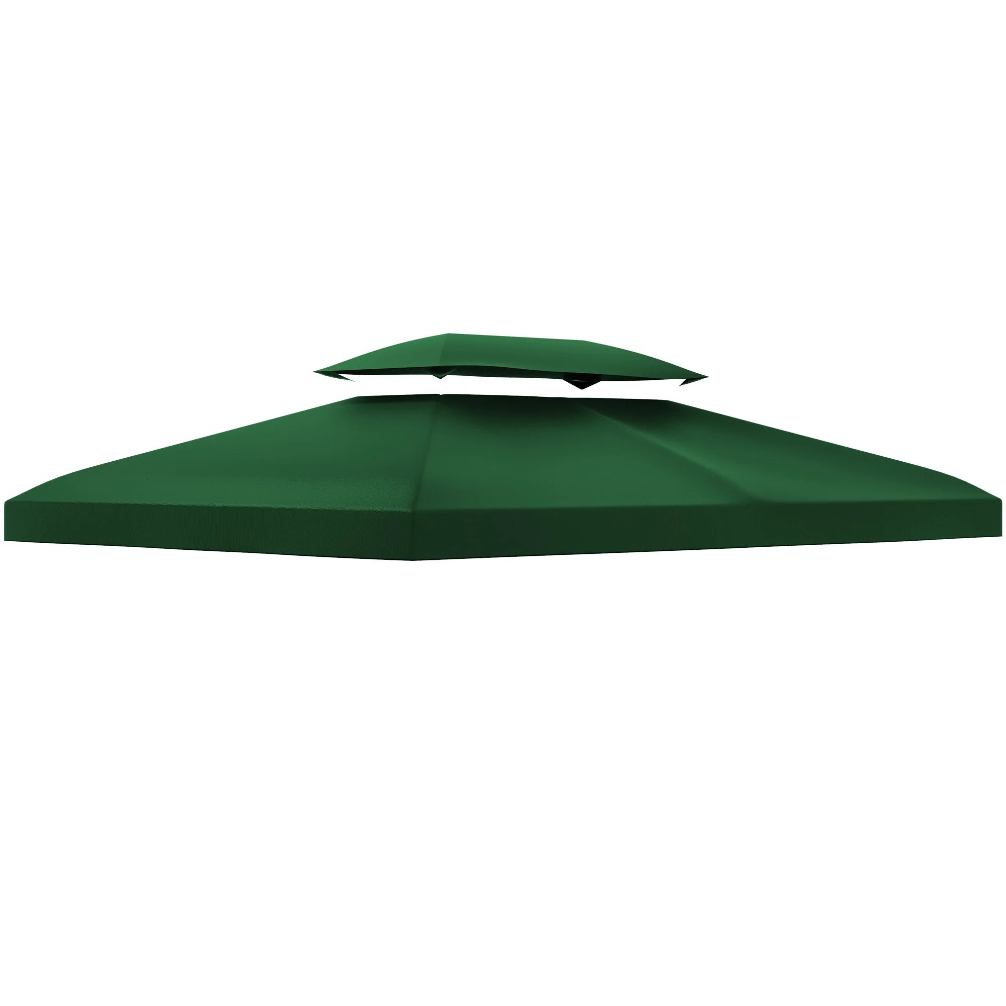 3 x 4m Gazebo Canopy Replacement Cover Two Tier Waterproof UV Polyester Roof Top for Garden Patio Gazebo