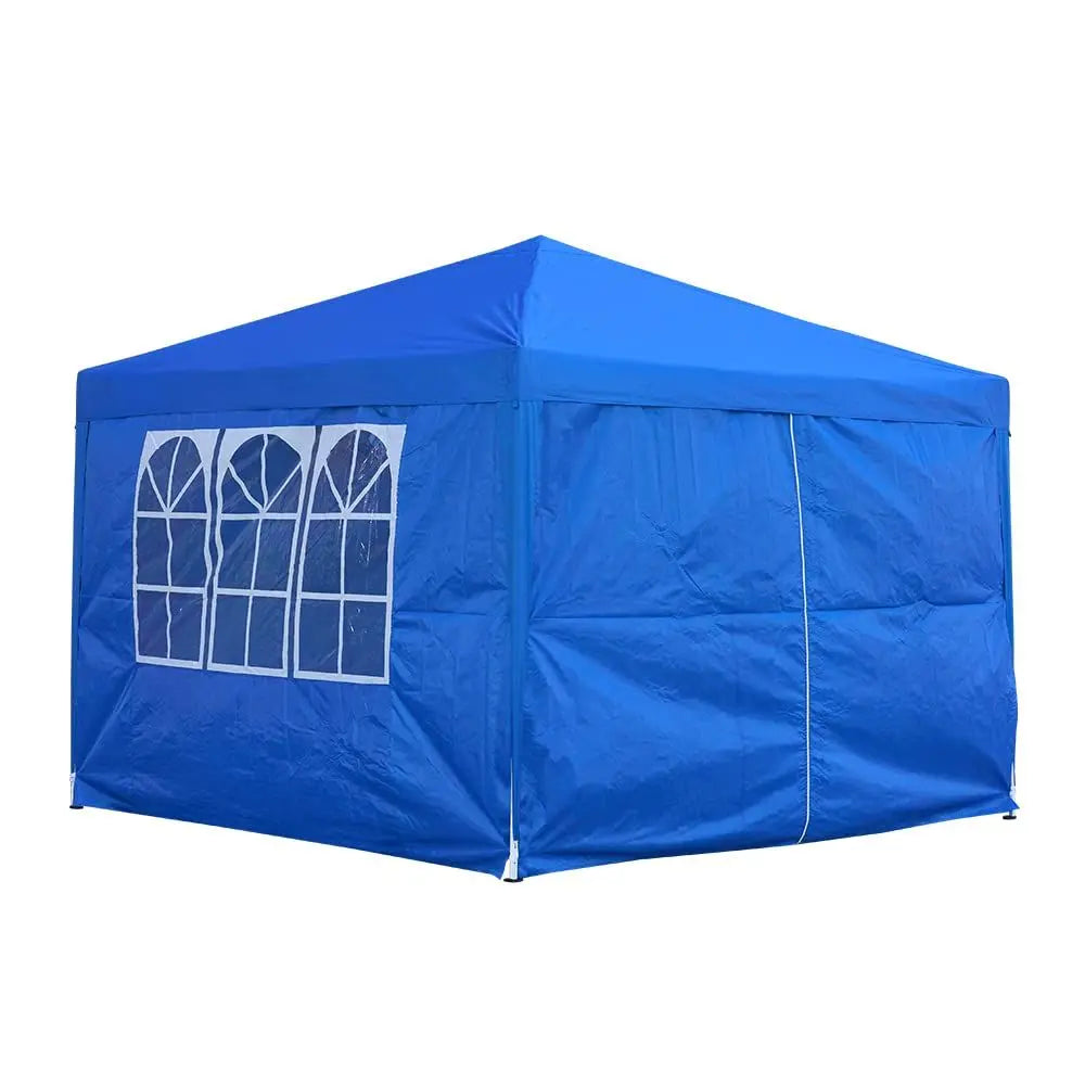 Pop Up Gazebo Waterproof 2m 2.5m 3m Sizes UV Resistant Removable Sidewalls for Garden Party BBQ Outdoor