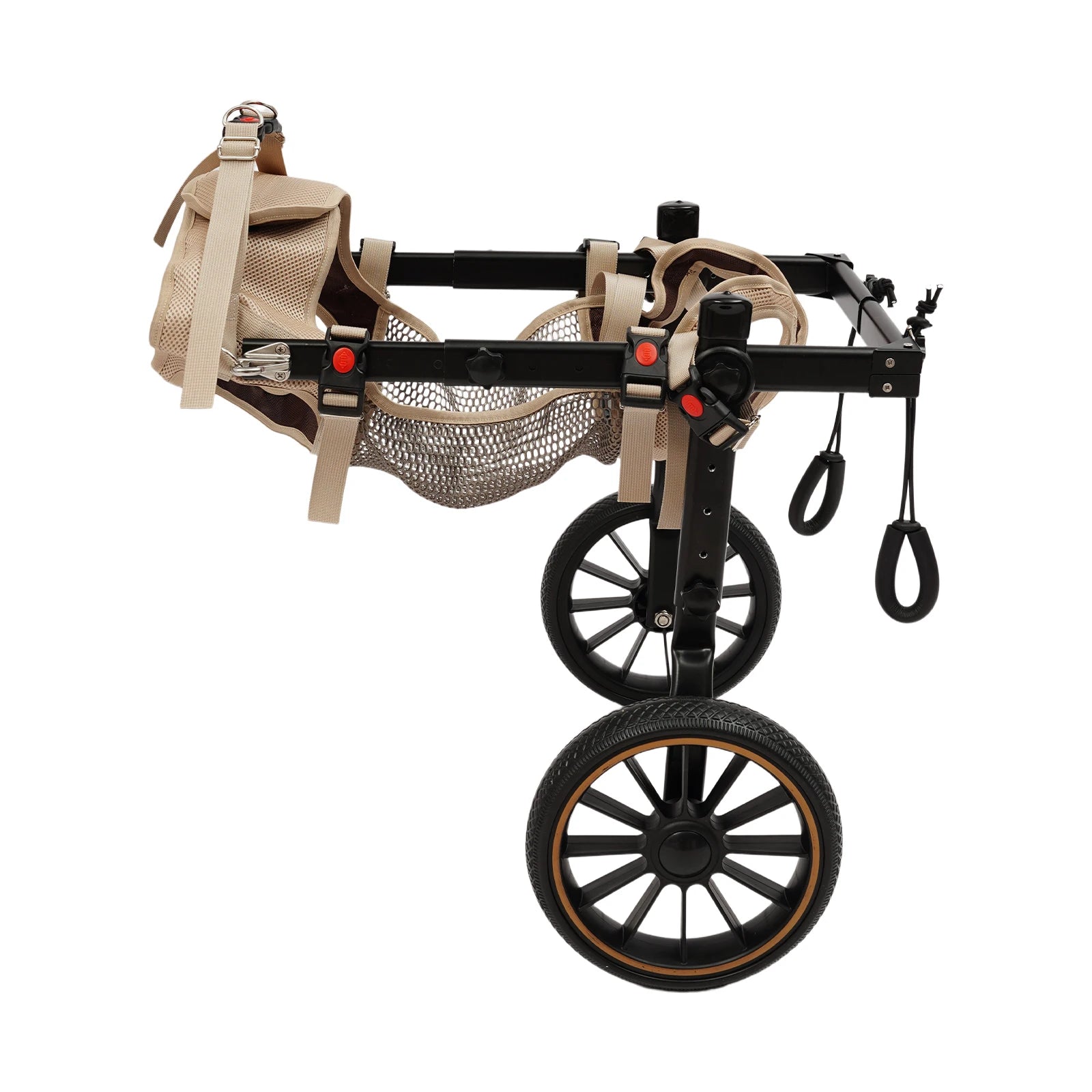Adjustable Dog Wheelchair Hind Leg Rehabilitation Walker Aluminium Alloy L XL XXL for Senior Disabled Dogs