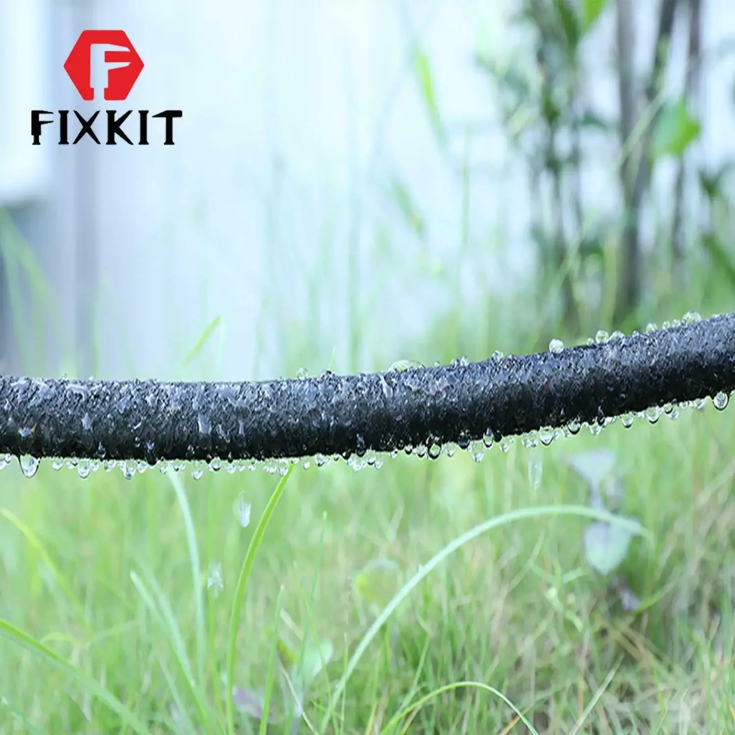 100m Perforated Soaker Hose Water Saving Underground Garden Irrigation Drip System with Connectors