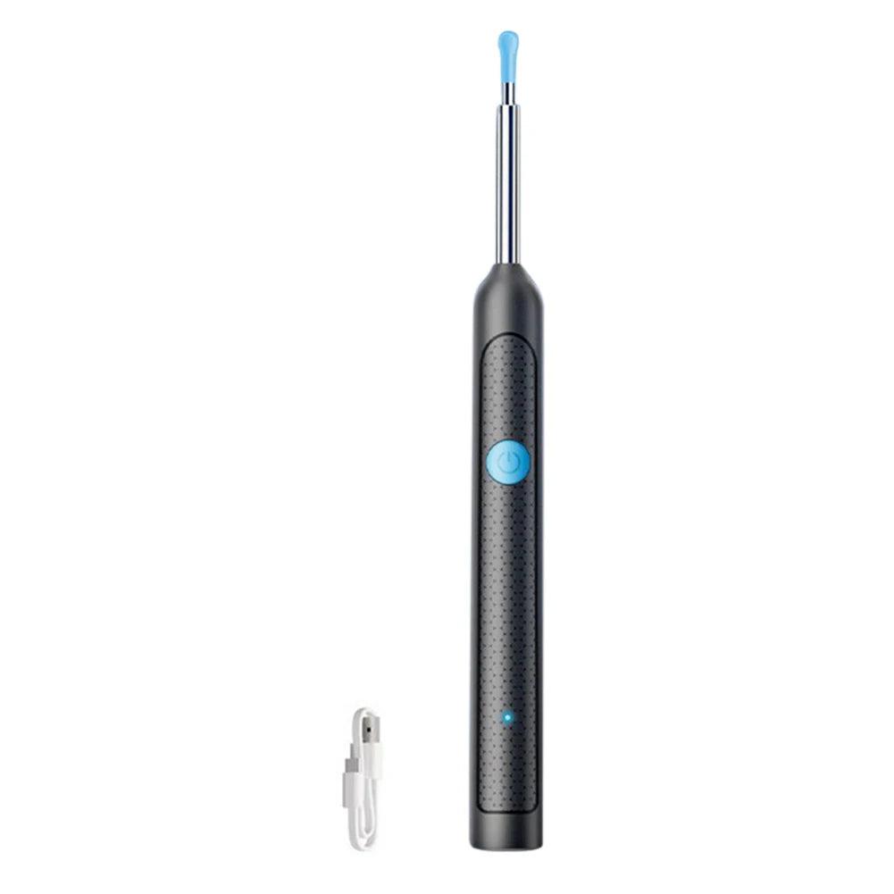 Smart Ear Wax Removal Tool with Camera Otoscope Rechargeable Ear Cleaner