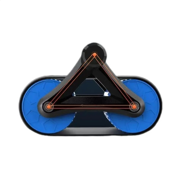 Double Wheel Abdominal Exerciser Women Men Automatic Rebound Ab Wheel Roller Waist Trainer Gym Sports Home Exercise Devices