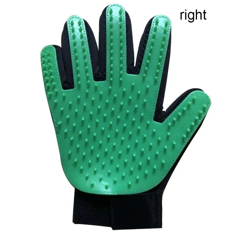Pet Grooming Glove | Silicone Deshedding & Massage Brush for Dogs & Cats