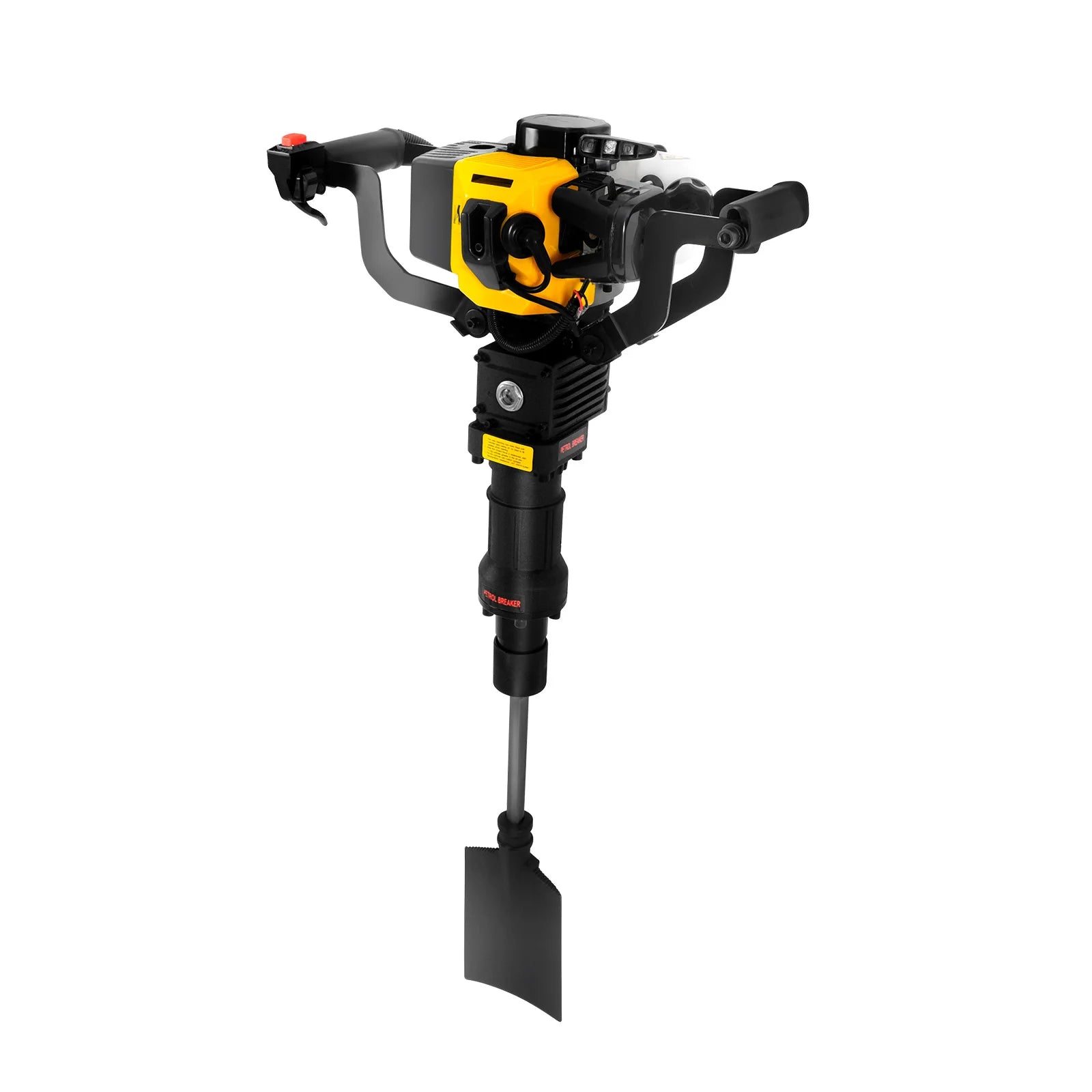 52cc 2 Stroke Petrol Tree Digger 1250W 6500rpm Earth Auger for Transplanting Landscaping Forestry Gardening