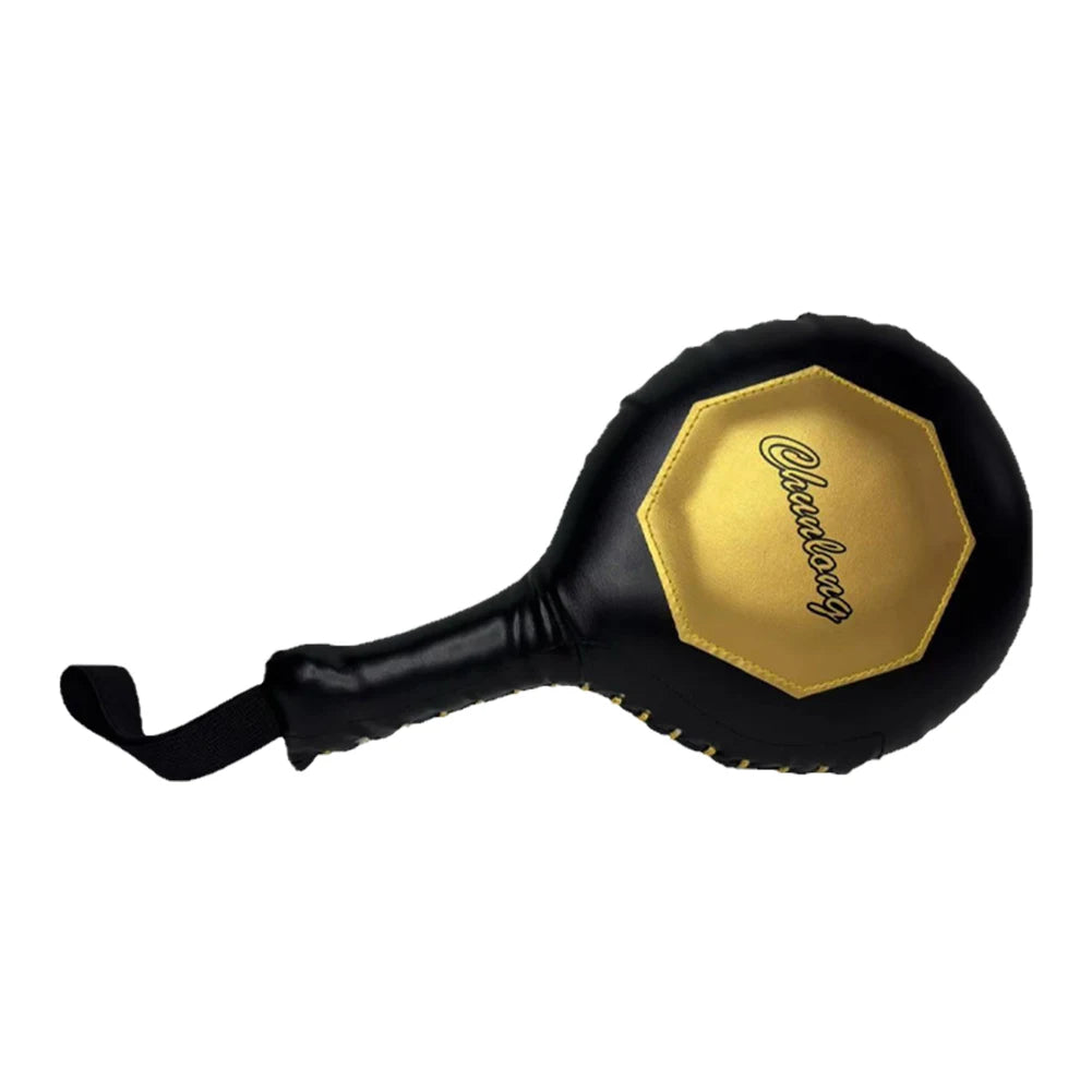 Boxing Target Paddles Non-Slip Handle Elastic Strap Foot Kicking Pads for MMA Muay Thai Training
