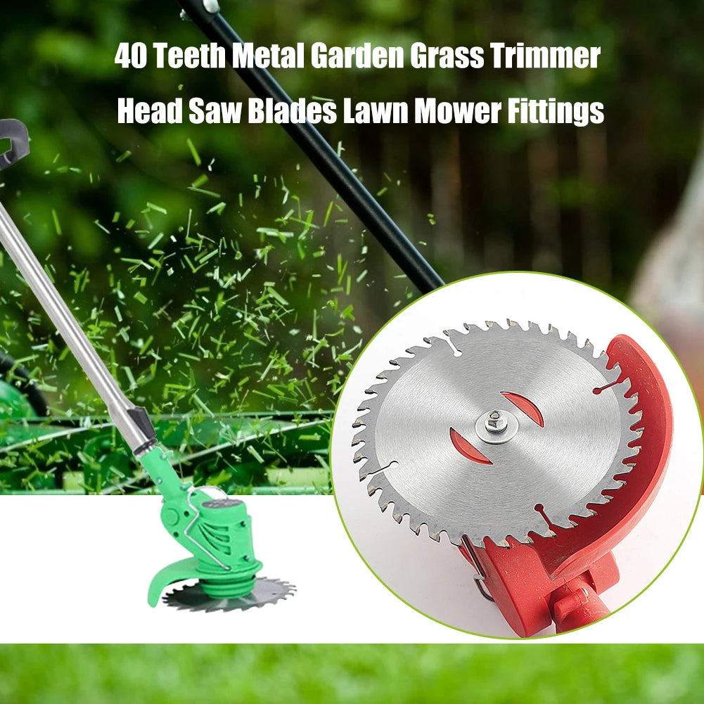 40 Teeth Steel Grass Trimmer Saw Blade 150mm Replacement Brushcutter Blade for Lawn Mower Garden Tool