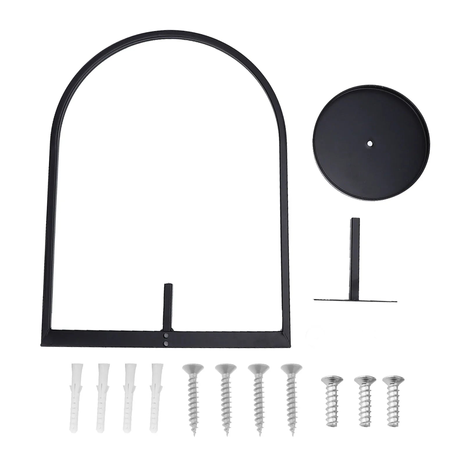 Photo Frame Wall Plant Holder Decorative Iron Flower Pot Stand for Indoor Outdoor Living Room Garden Patio