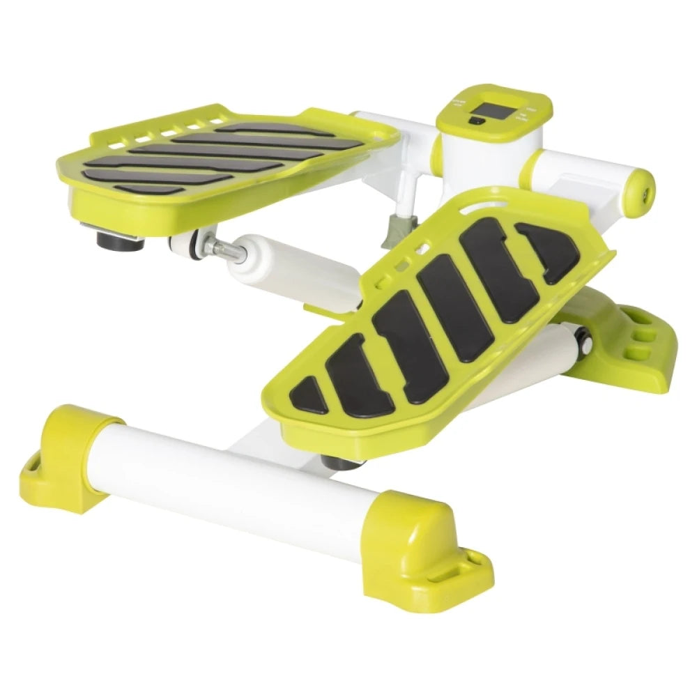 Portable Mini Stepper LCD Display Anti-Skid Pedals 100kg Capacity for Home Gym Office Yellow