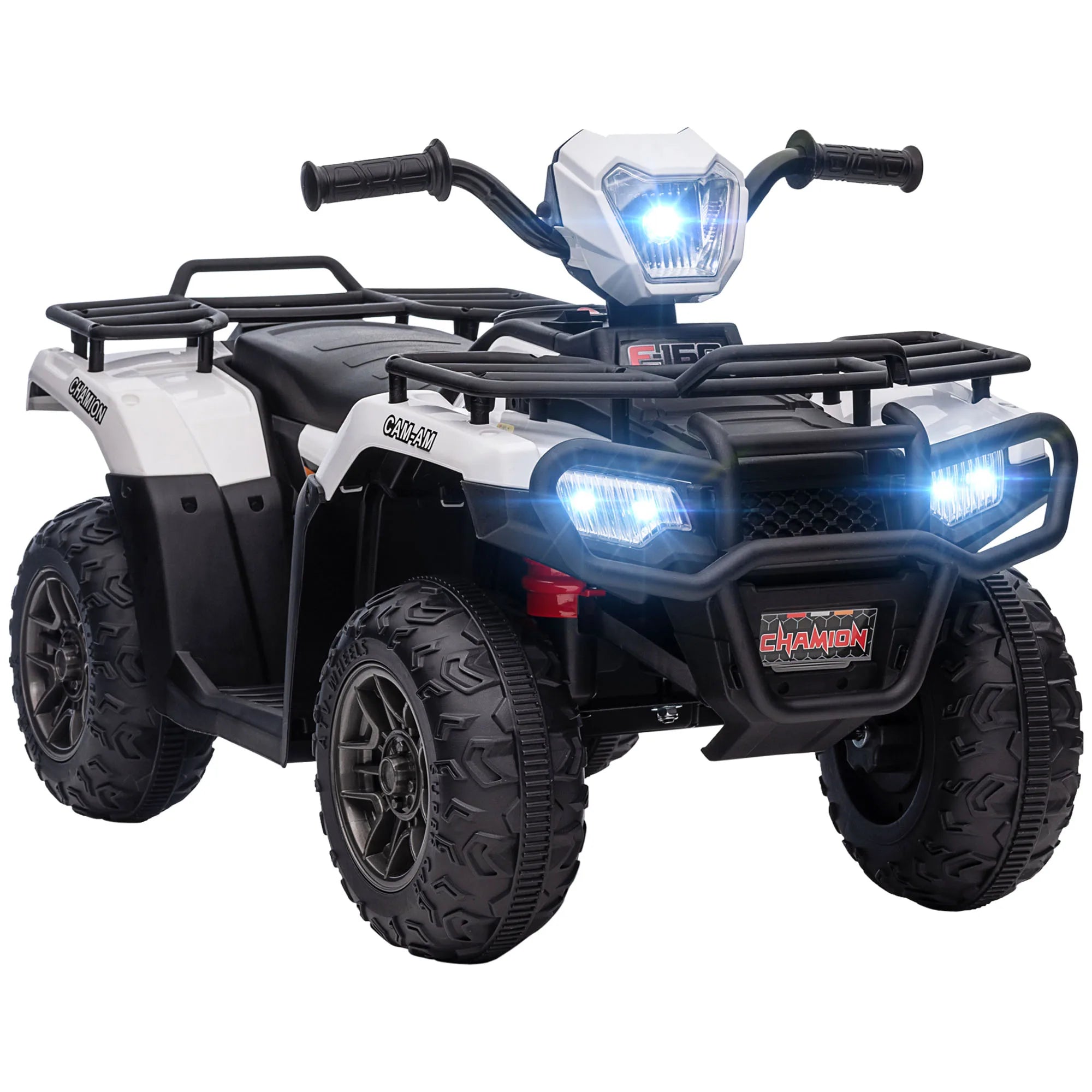 12V Kids Electric Quad Bike | LED Headlights, Music & USB Port Ride-On Ages 3–5