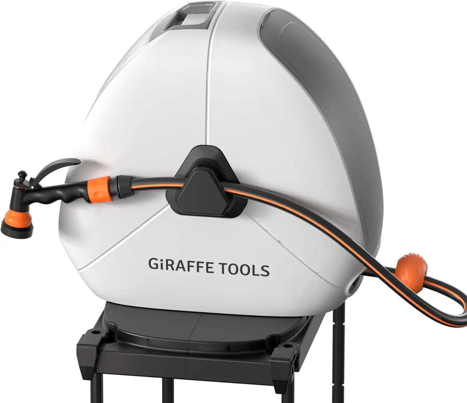 Ground Mounted Automatic Retractable Garden Hose Reel Heavy Duty Flexible Swivel for Lawn Patio