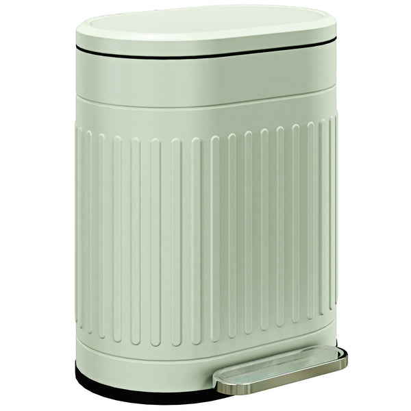 20L Pedal Bin, Metal Kitchen Bin with Soft-Close Lid