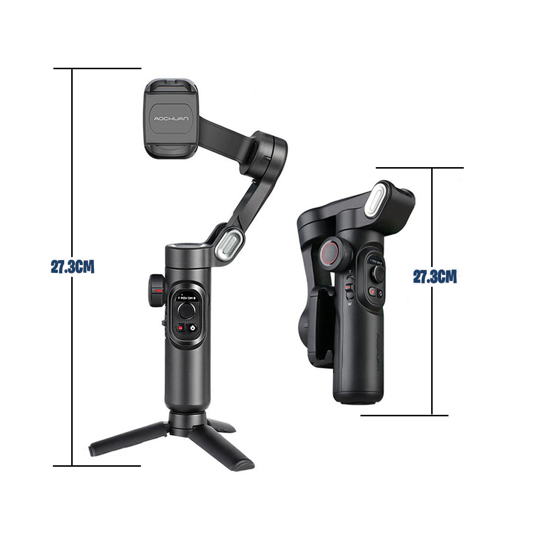 3-Axis Handheld Gimbal Stabilizer Smartxe for Smartphone for Iphone Android AI Face Tracking Tiktok Vlog