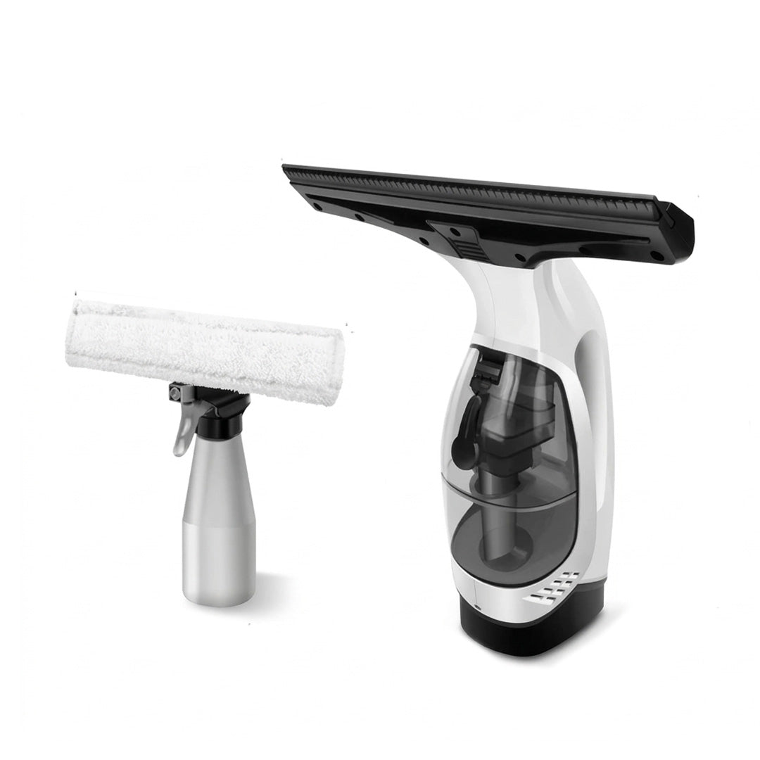 Cordless Window Vacuum Cleaner 10KPA Electric Squeegee 3500mAh with 300ml Spray Bottle for Windows Mirrors Tiles