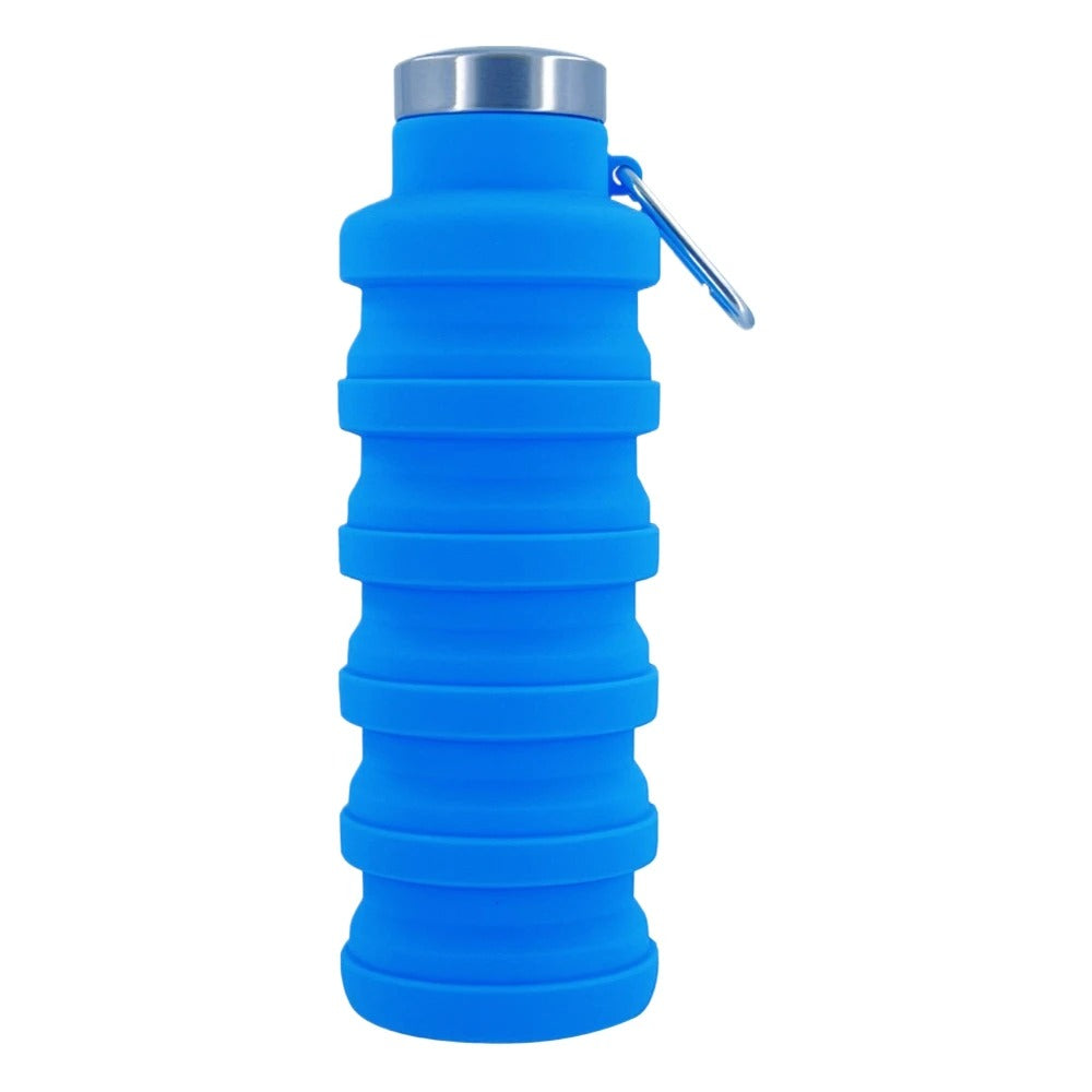 Portable Collapsible Silicone Water Bottle – Retractable Folding Sports & Travel Bottle, Reusable Coffee Cup