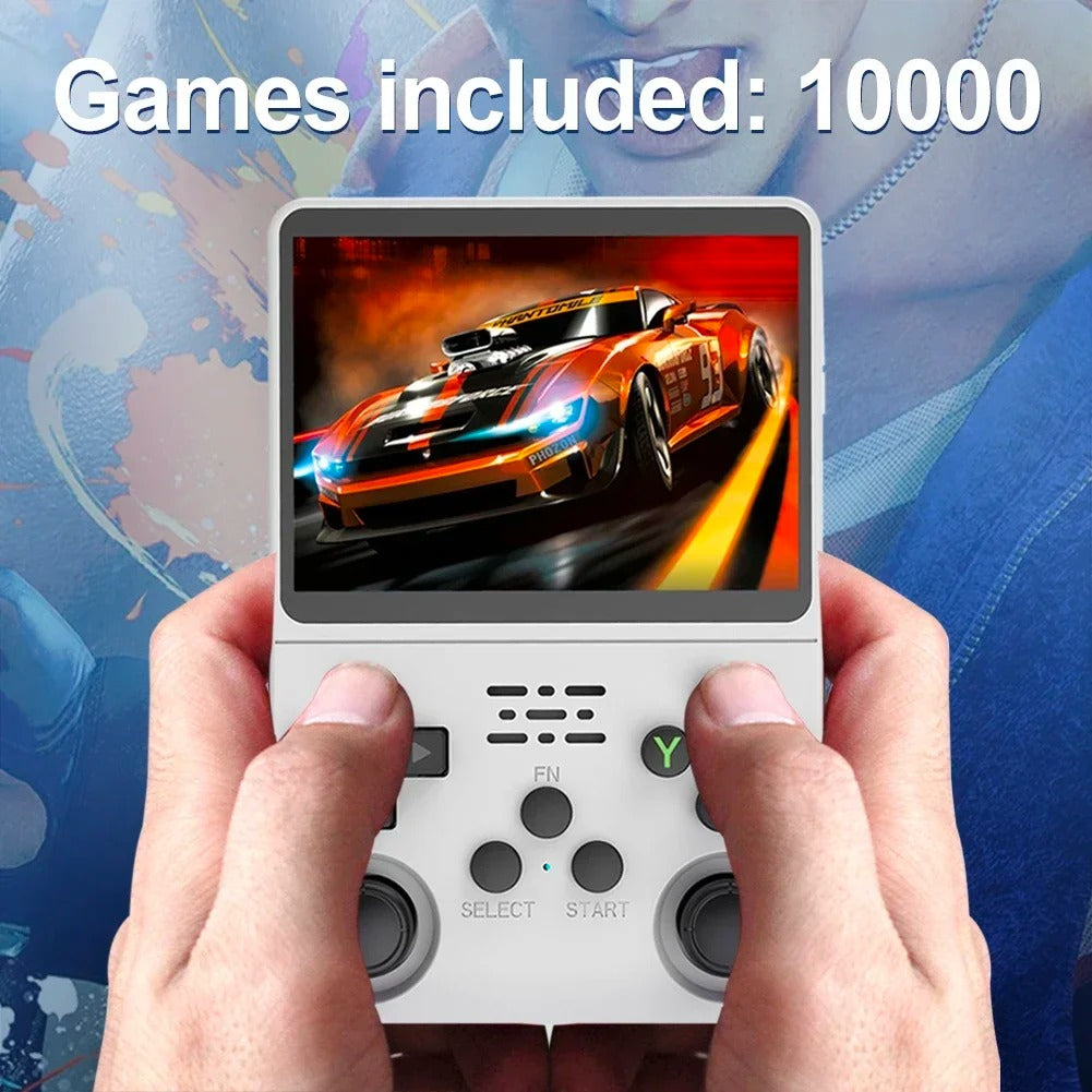 NGNG R36S Retro Handheld Game Console | Open-Source Linux System, 3.5” IPS Screen, Portable Pocket Video Player, 256GB Storage