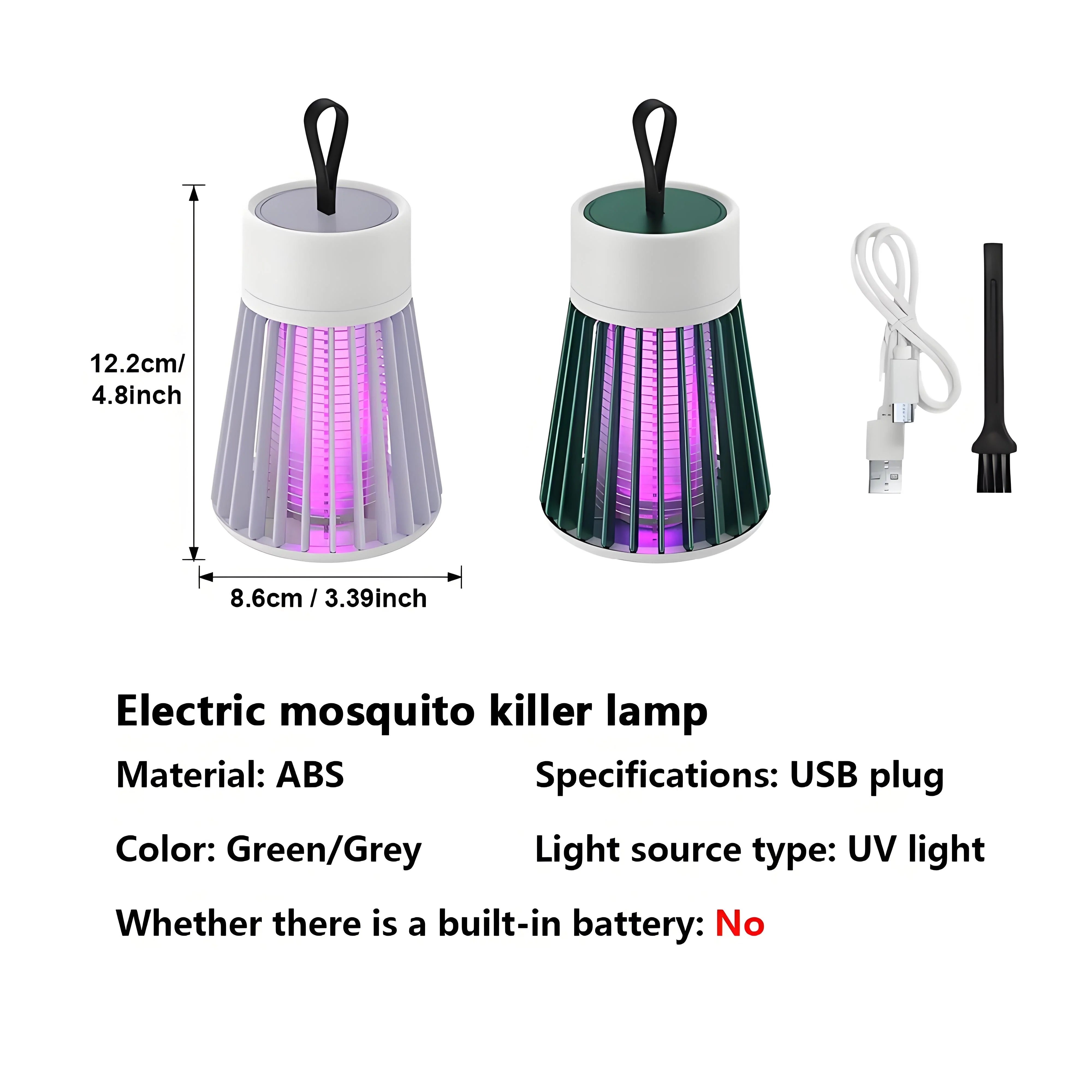 USB Mosquito Killer Lamp – 2-in-1 Electric Insect Zapper & LED Bug Trap for Indoor & Outdoor Use | Portable Fly, Moth & Gnat Eliminator