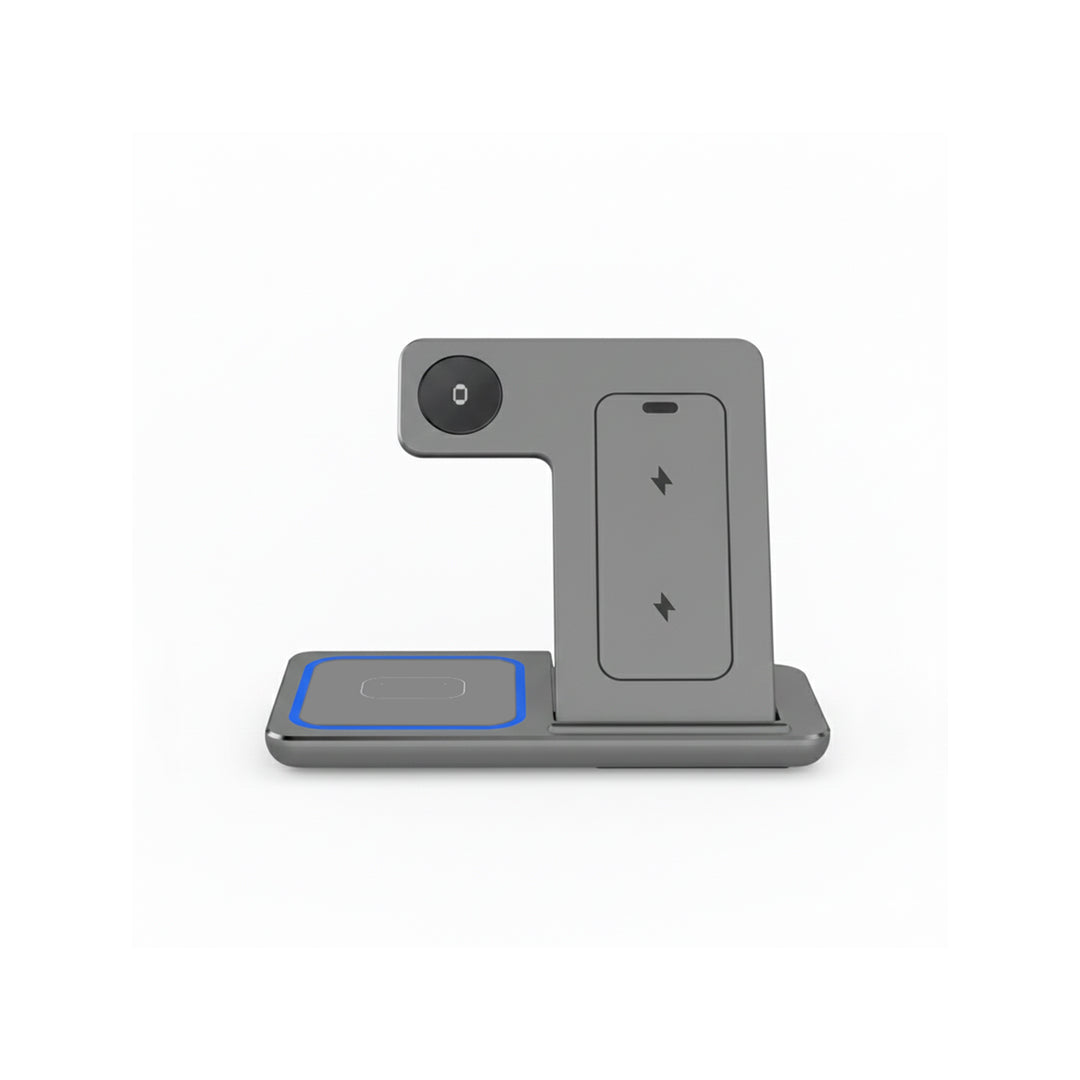 3 in 1 30W Foldable Wireless Charging Station for Iphone 16 15 14 13 12 Pro Max Iwatch Ultra Airpods Pro Fast Charger Stand Dock