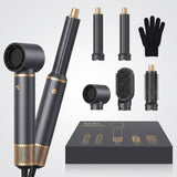 UKLISS 5-in-1 Blow Dryer Brush | Negative Ion Hot Air Curler & Hair Styler