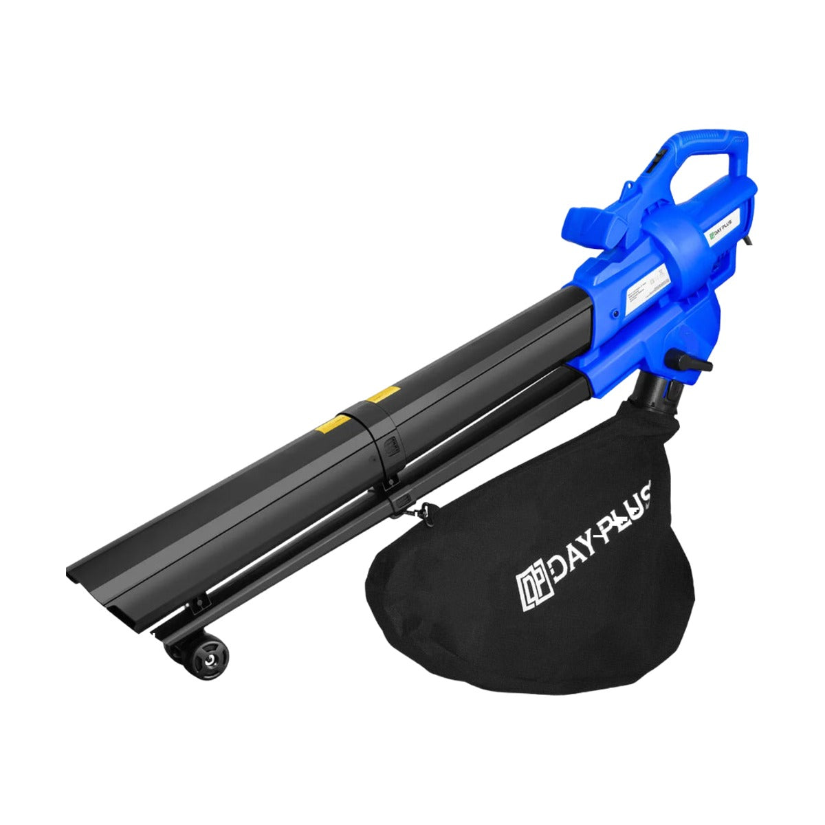 3-in-1 electric leaf blower, vacuum and mulcher on a white background