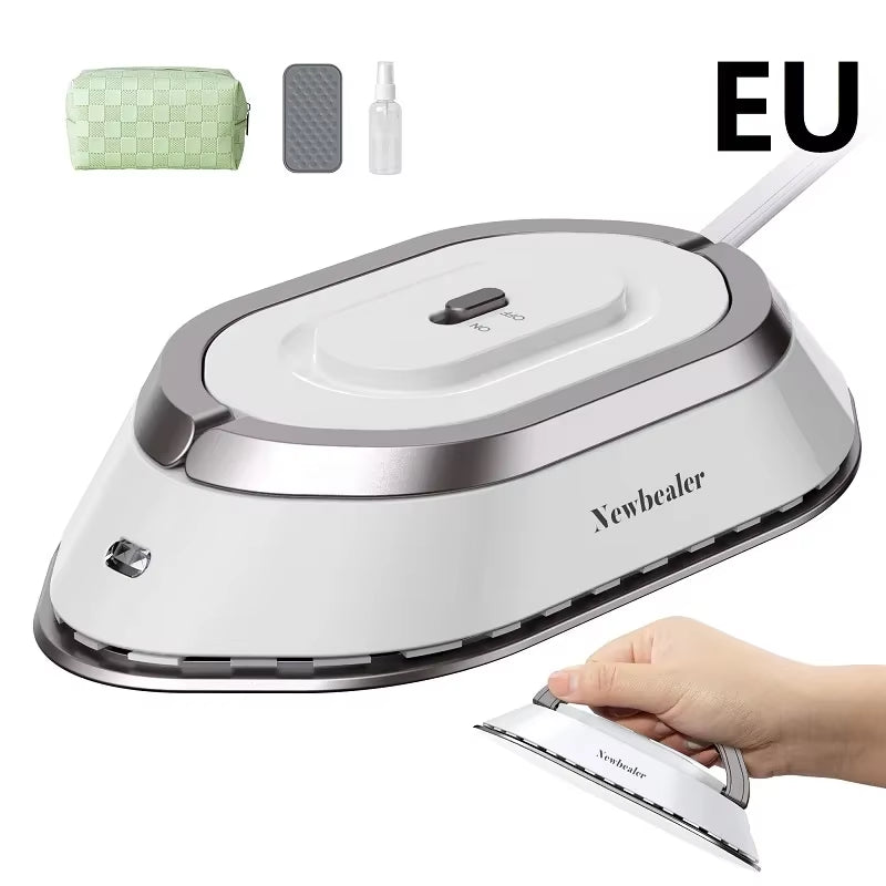 Mini Travel Iron for Clothes Portable Handle Electric Ironing Machine Fast Heating 30S Dry Wet Irons Garment Household Tools