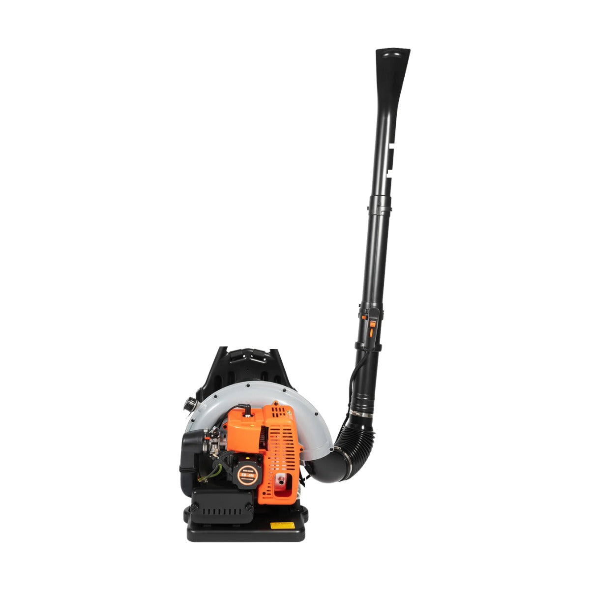 63cc petrol backpack leaf blower on a white background