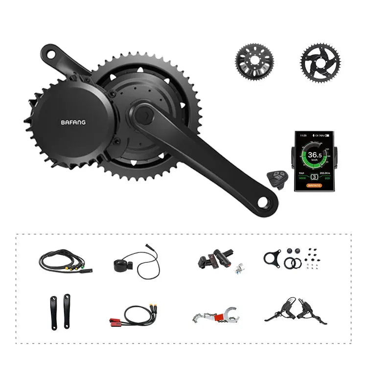 BBSHD 48V 1000W Mid-Drive E-Bike Conversion Kit with LCD Display for 68mm, 100mm and 120mm Bottom Brackets