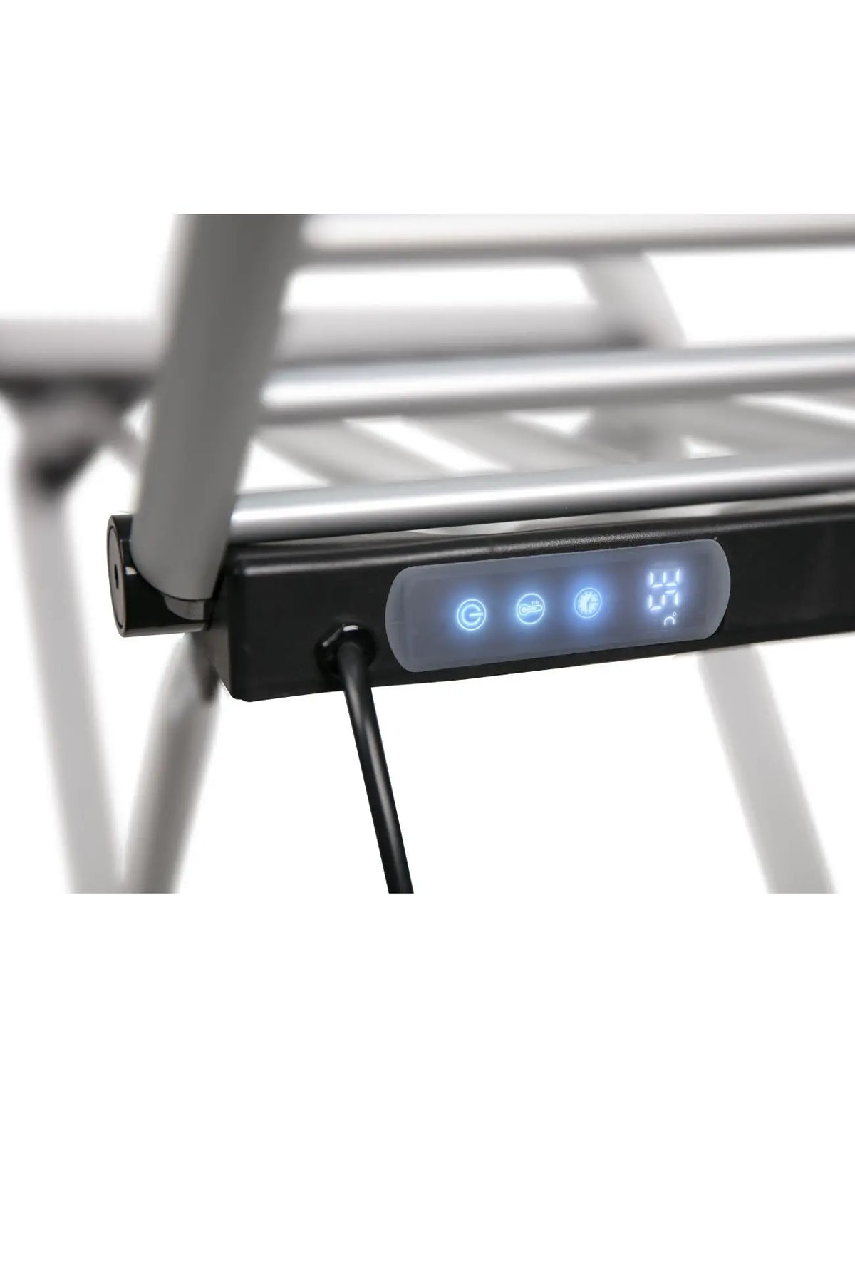 XL Heated Clothes Airer with Timer, Foldable Winged Electric Airer