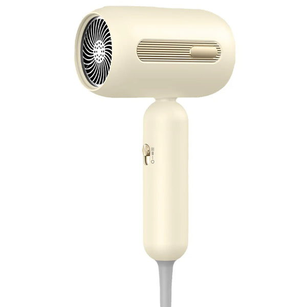 1900W Ionic Hair Dryer with Constant Temperature and Concentrator Nozzle, Ivory