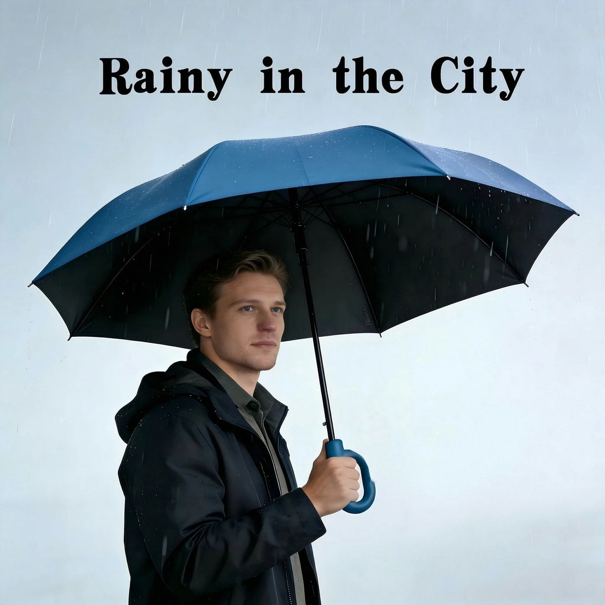 Compact Windproof Travel Umbrella with Auto Open and Close, 9 Fibreglass Ribs