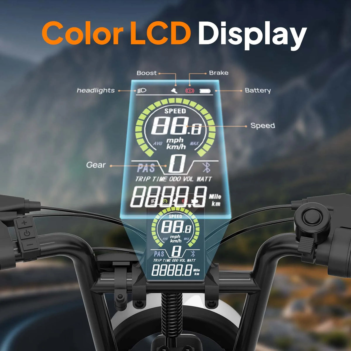 16 x 3.0 Inch Fat Tyre Electric Bike with 48V 13Ah Removable Battery, Full Suspension and Storage Box, 250W