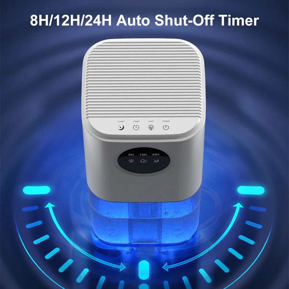 1.7L Smart Dehumidifier with App Control, Timer and RGB Night Light