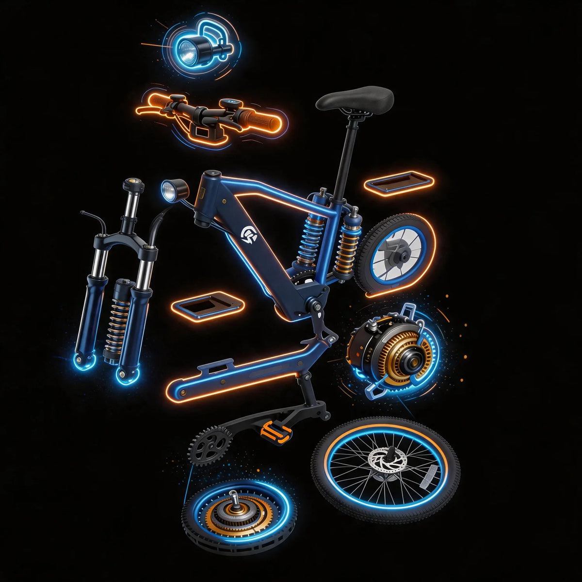 L26 26 Inch Electric Mountain Bike with 250W Motor, 36V 7.8Ah Removable Battery and Shimano 7-Speed