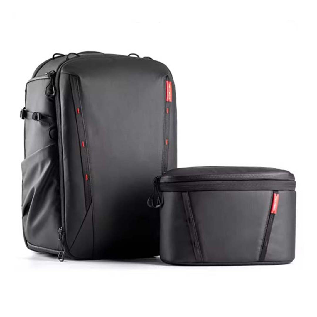 Waterproof Camera Backpack with Shoulder Bag – Fits 16" Laptop, Multi-Compartment Photography Bag