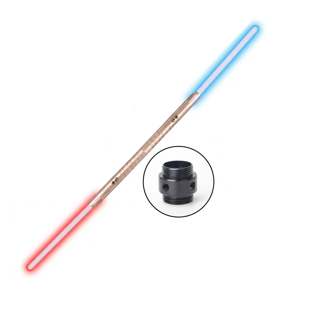 Light Up Saber 16 Colours RGB LED Laser Sword with Sound Effects Metal Handle Quiet Mode for Kids Cosplay and Christmas Gift