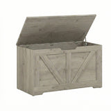 Storage Trunk for Living Room, with Safety Hinges, 80cm