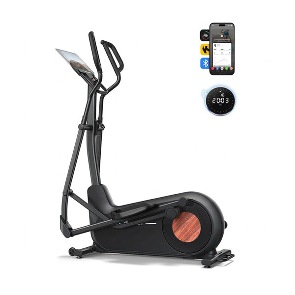 18.5 Inch Stride Elliptical Cross Trainer – Ultra Quiet Magnetic Resistance Home Exercise Machine