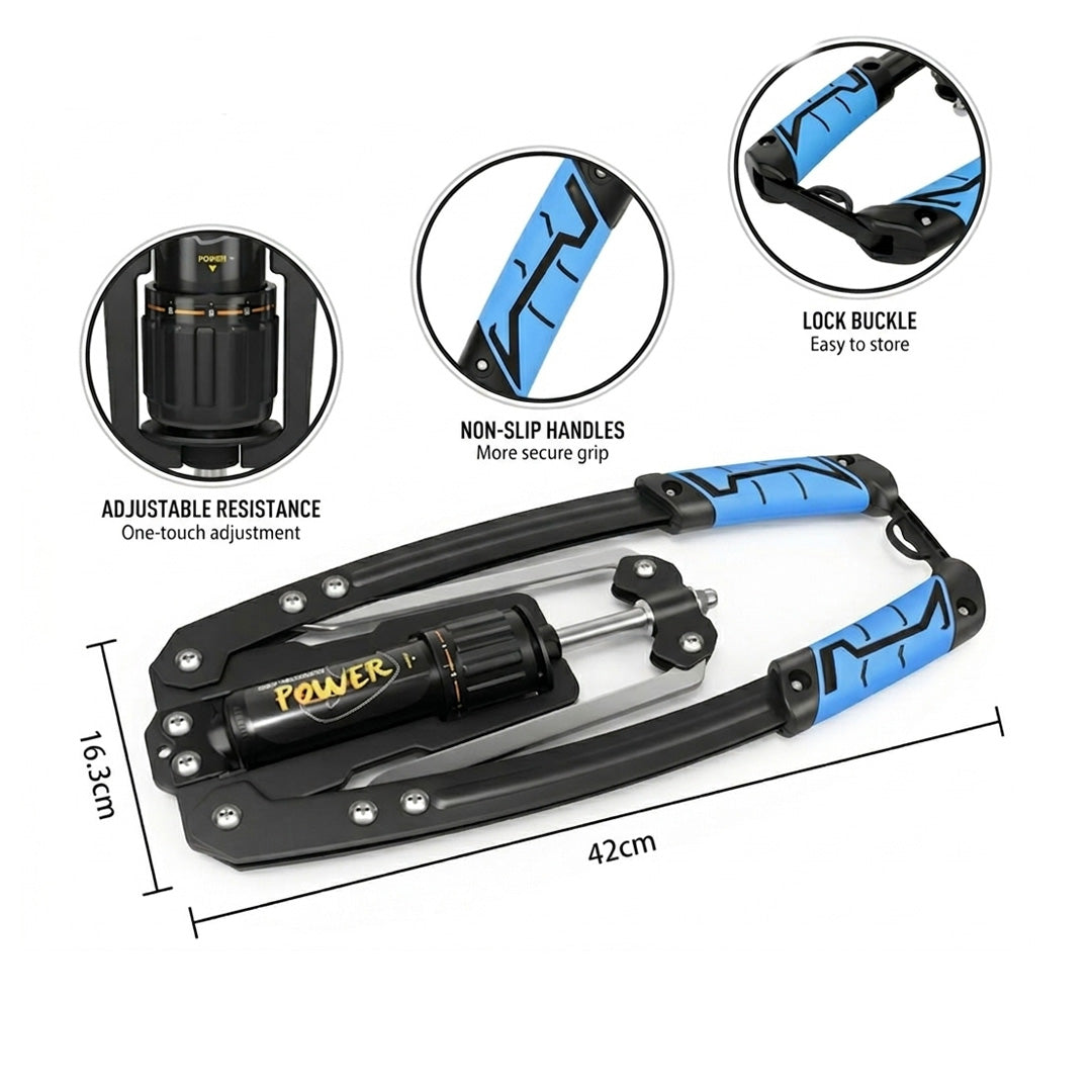 Hydraulic Arm Strength Trainer Adjustable Resistance Gym Training Device