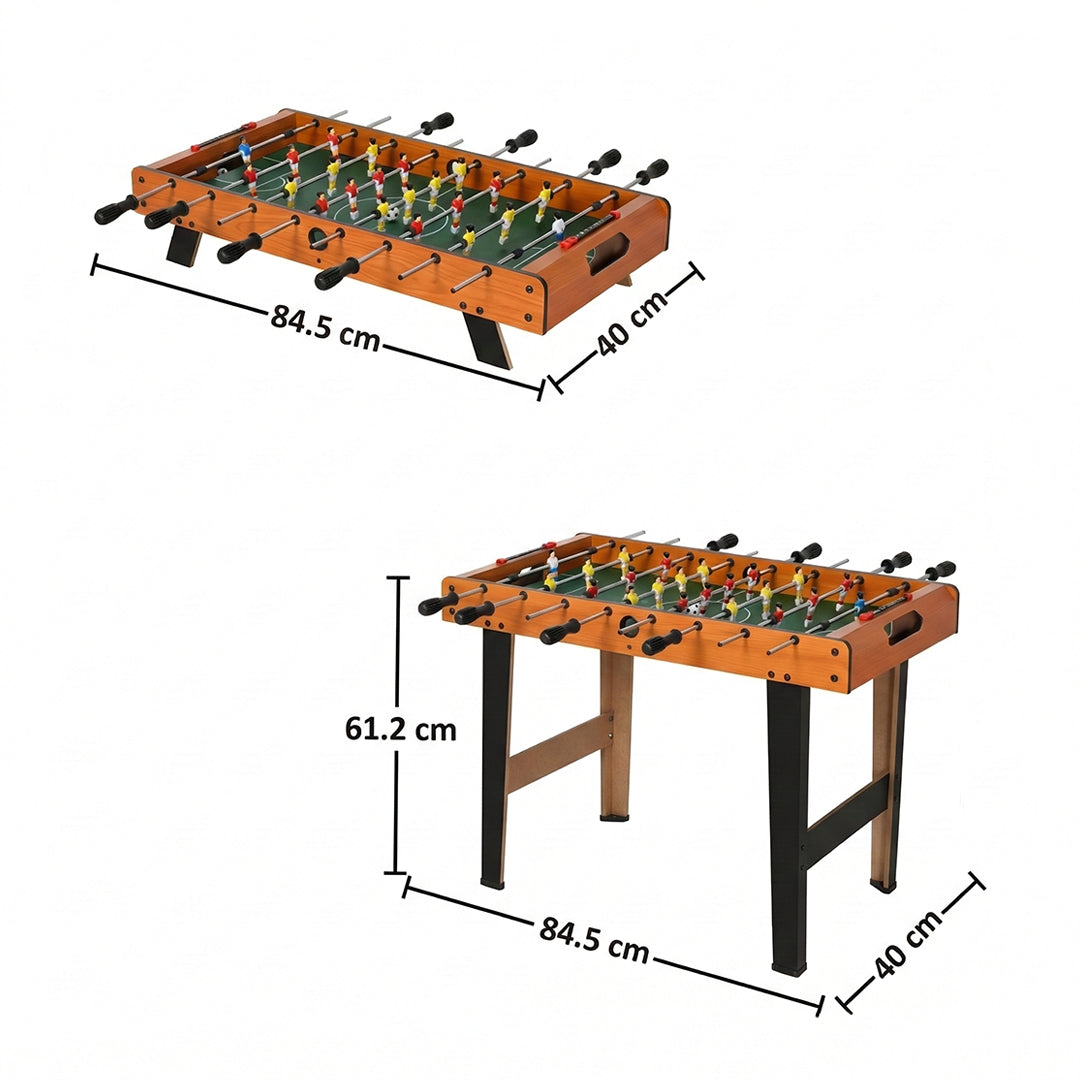 Foosball Table 84.5cm | 8-Rod Heavy Duty Football Table for Home, Pub & Game Room