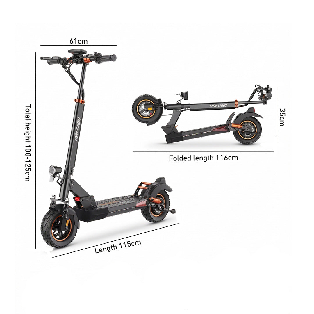 Foldable Electric Scooter 800W Motor 48V Battery Adult E Scooter 25KMH Range