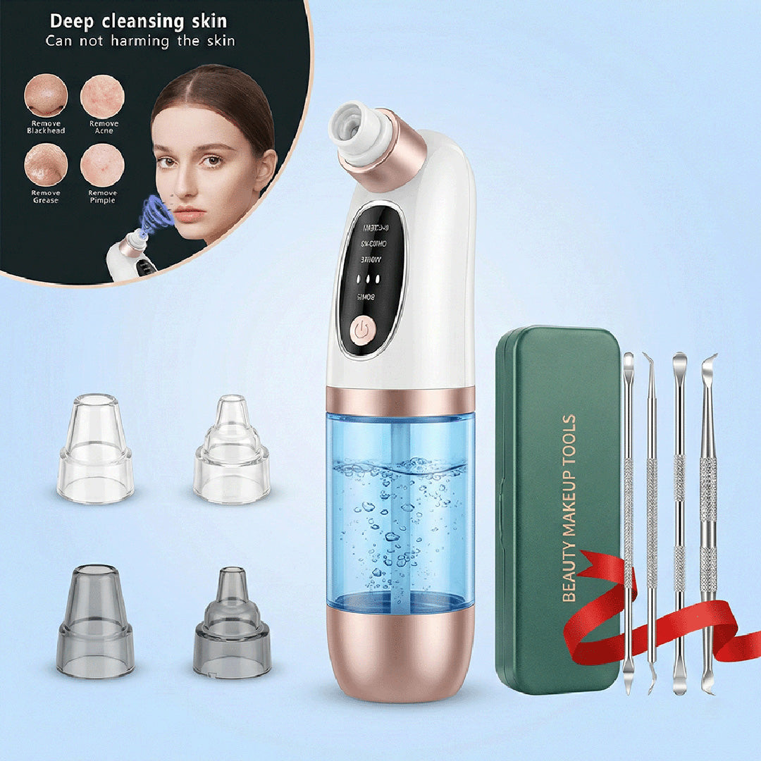BXA Electric Blackhead Remover Pore Vacuum | USB Rechargeable Water Cycle Face Cleaner