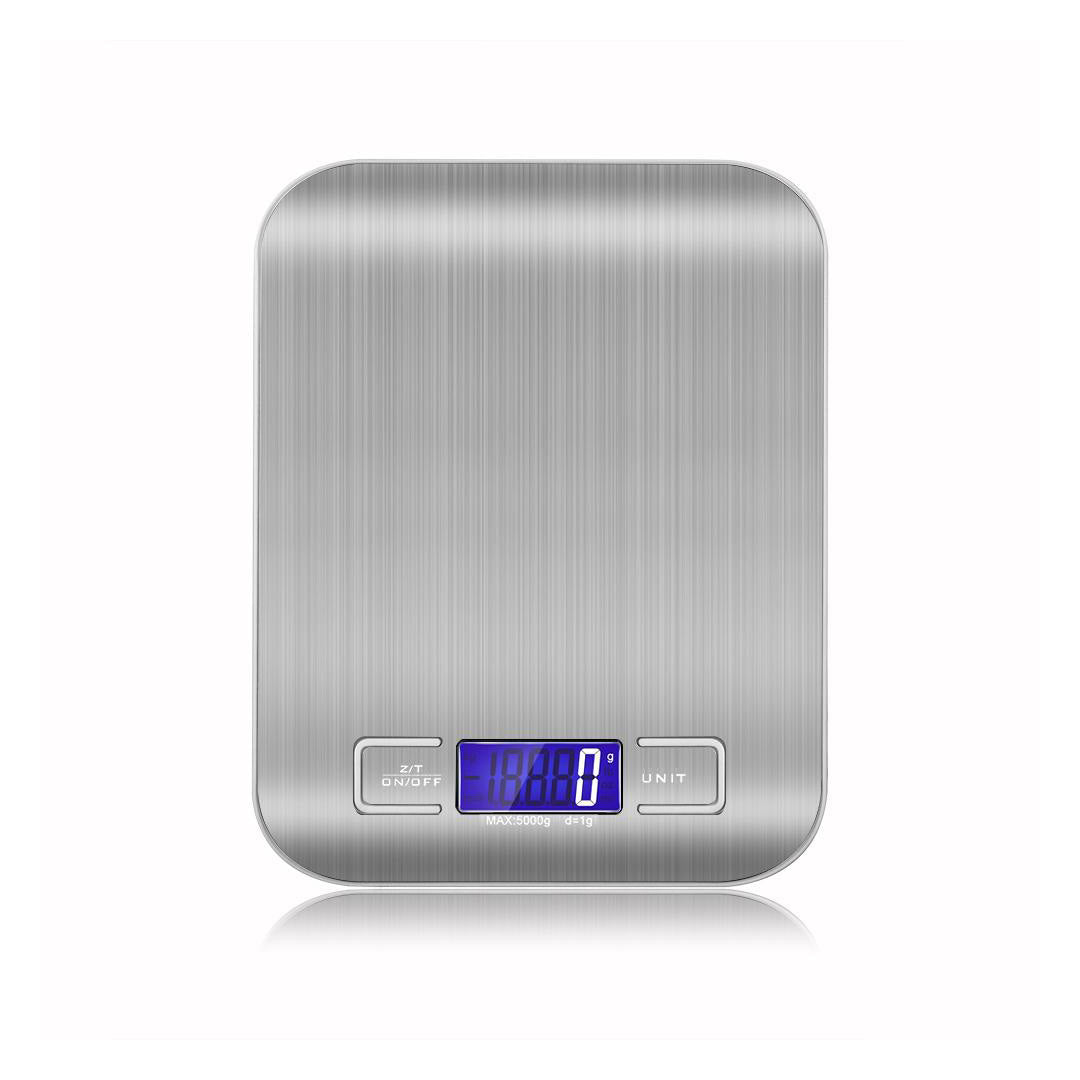 Digital Kitchen Scale LED Display 5Kg/1G Stainless Steel Panel Electronic Scales Home Jewelry Food Snacks Weighing Baking Tools