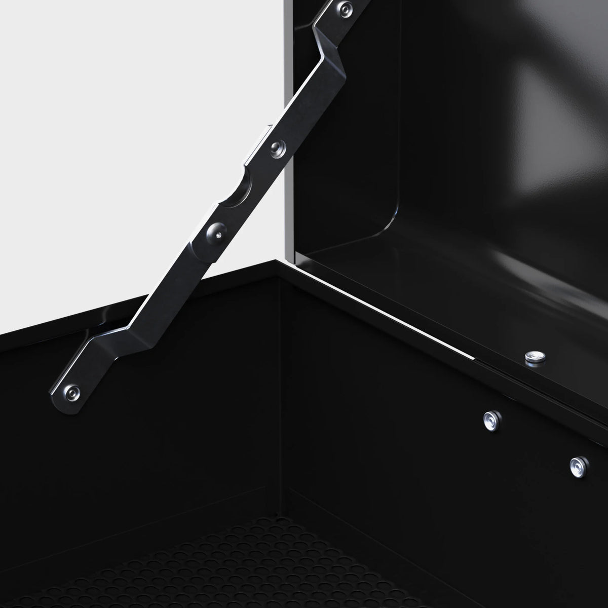 6-Drawer Lockable Metal Tool Chest with Ball-Bearing Runners, Black