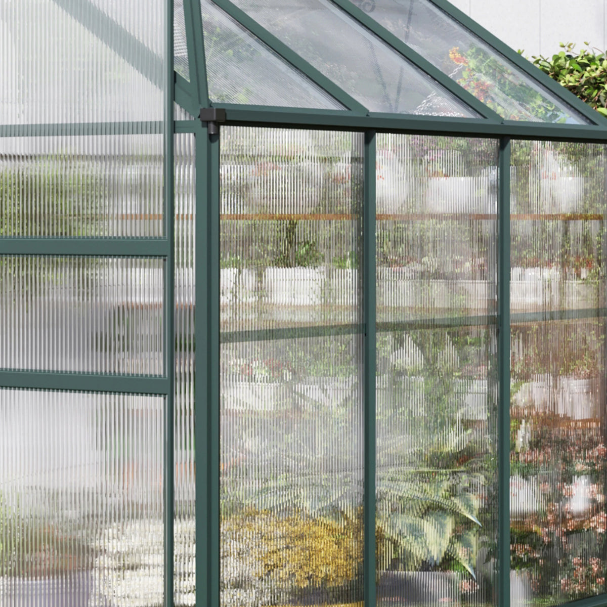 14 Pack Twin-Wall Polycarbonate Sheets 121 x 61cm, 10m² Greenhouse Panels