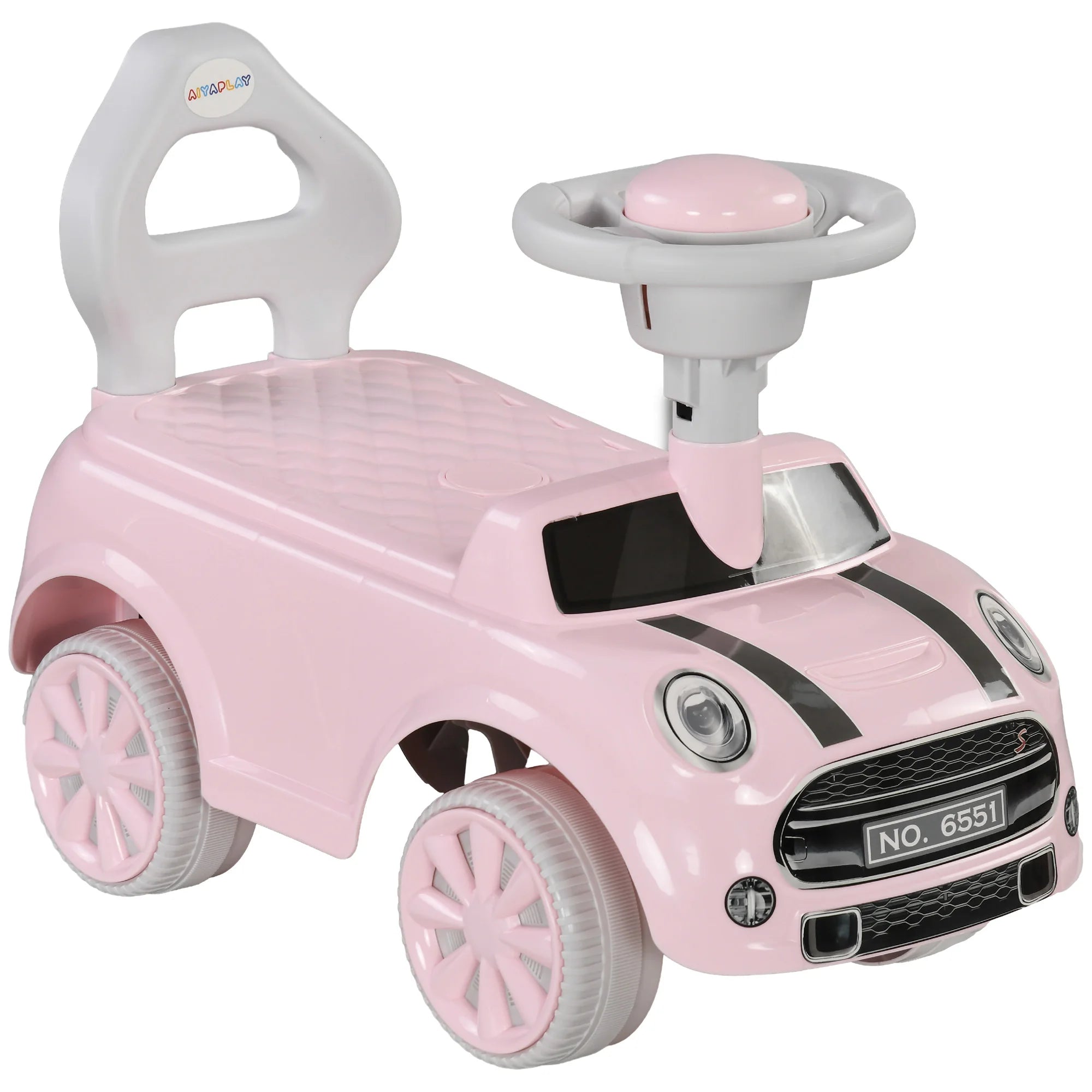 Kids Ride On Car Foot to Floor Sliding Toddler Car with Working Steering Wheel and Horn 18-36 Months