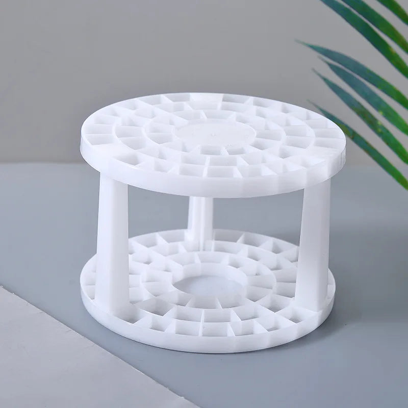 RONSLORE 360° Rotating Makeup Brush Holder | 5-Slot Desktop Organizer for Vanity & Bathroom