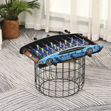 29 Inch Mini Tabletop Foosball Table MDF Stainless Steel Rods with Scoreboards 2 Balls for Family Fun Ages 8+