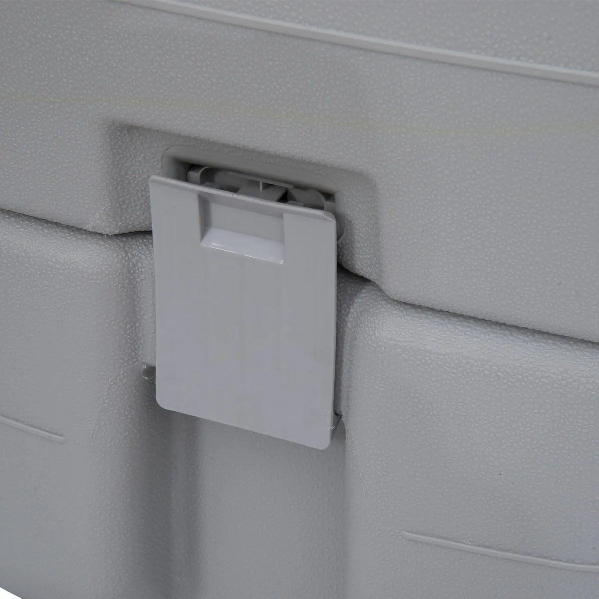 Portable Camping Toilet 20L with 2 Detachable Tanks Push Button Flush Carry Handle 200kg Grey